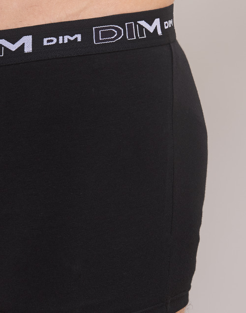 DIM - COTON STRETCH X3 Negro / Gris / Blanco