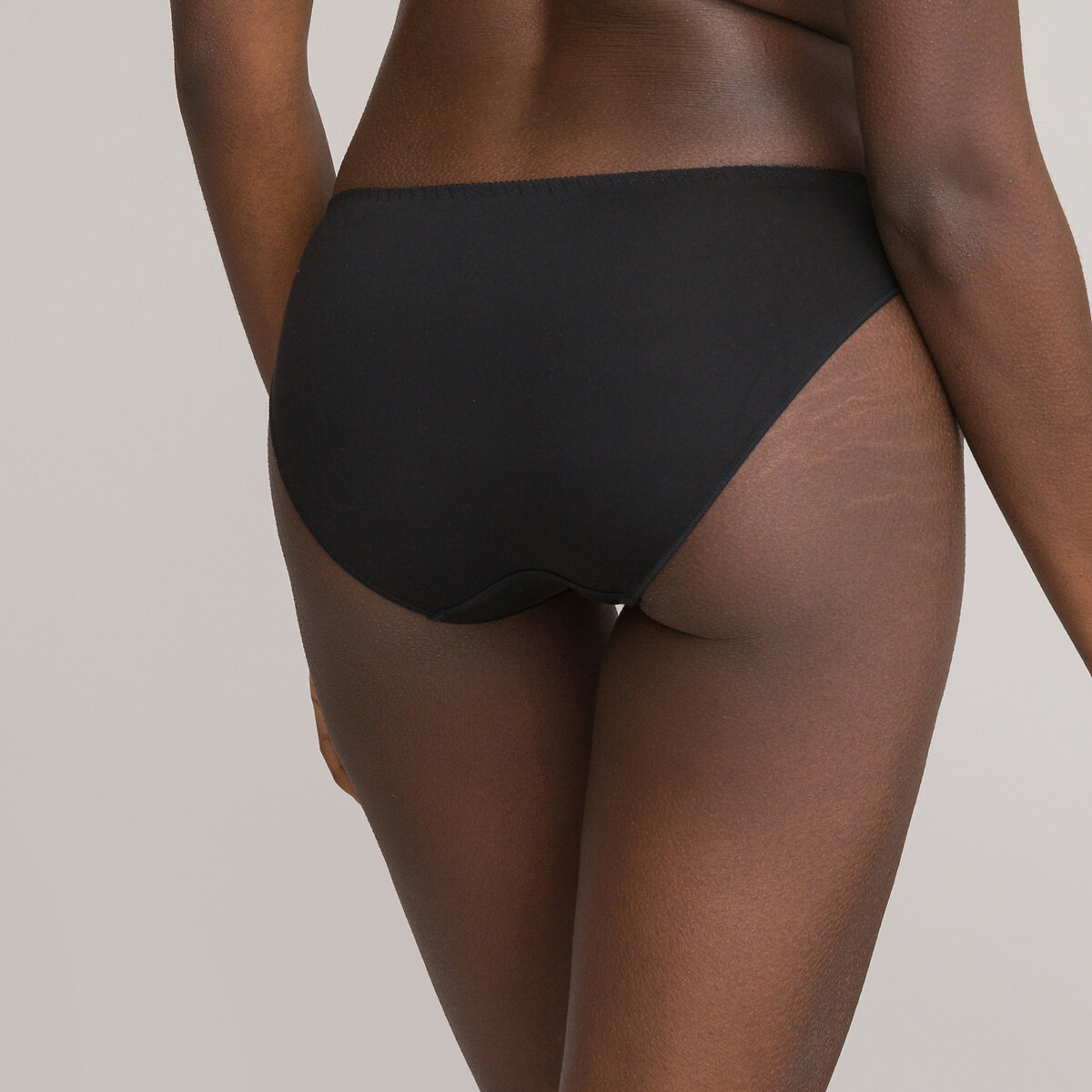 COLEÇÕES LA REDOUTE<br>Vestido slip exclusivo em renda e microfibra, JEANNE