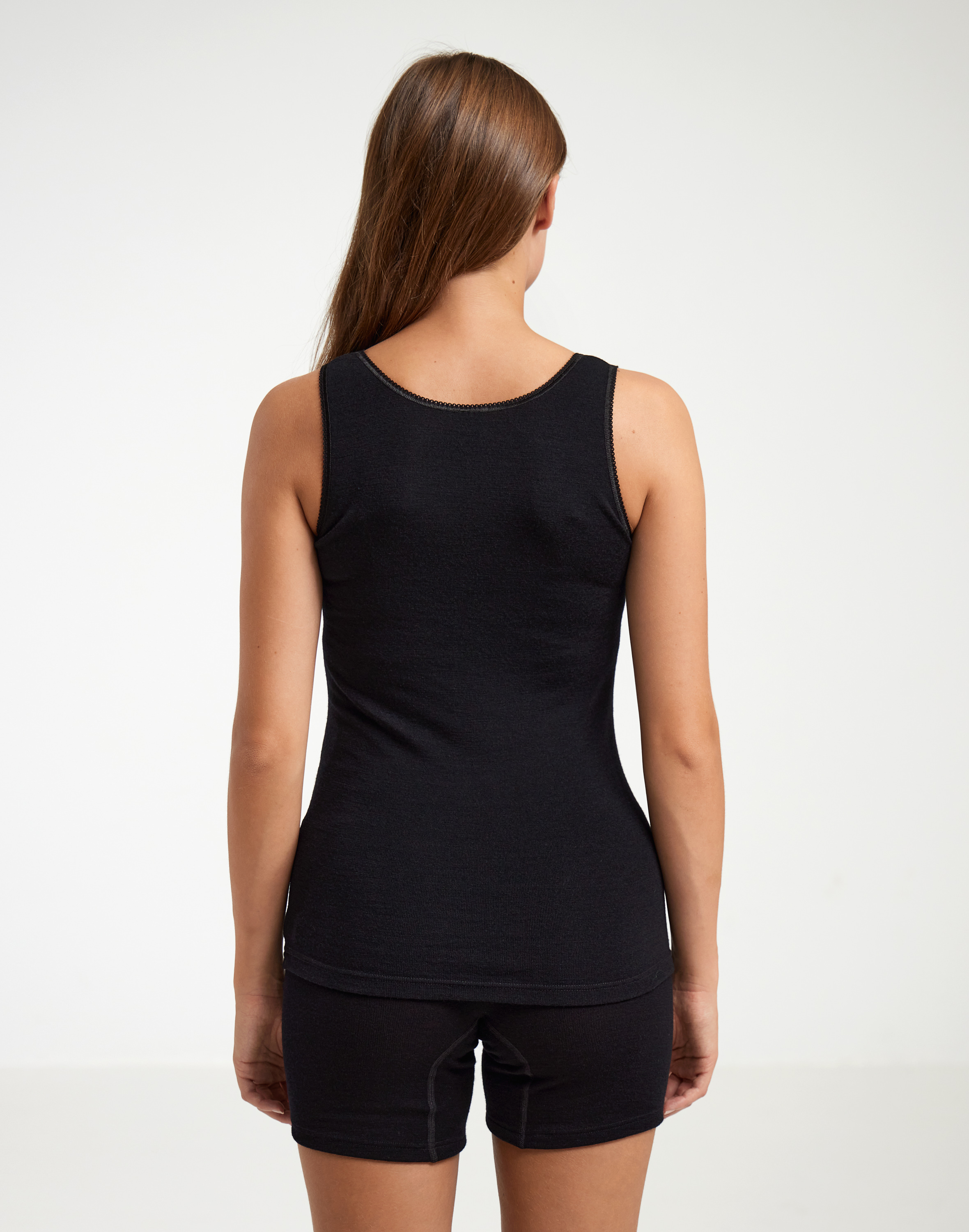 Tanktop van merinowol voor dames in Natuur