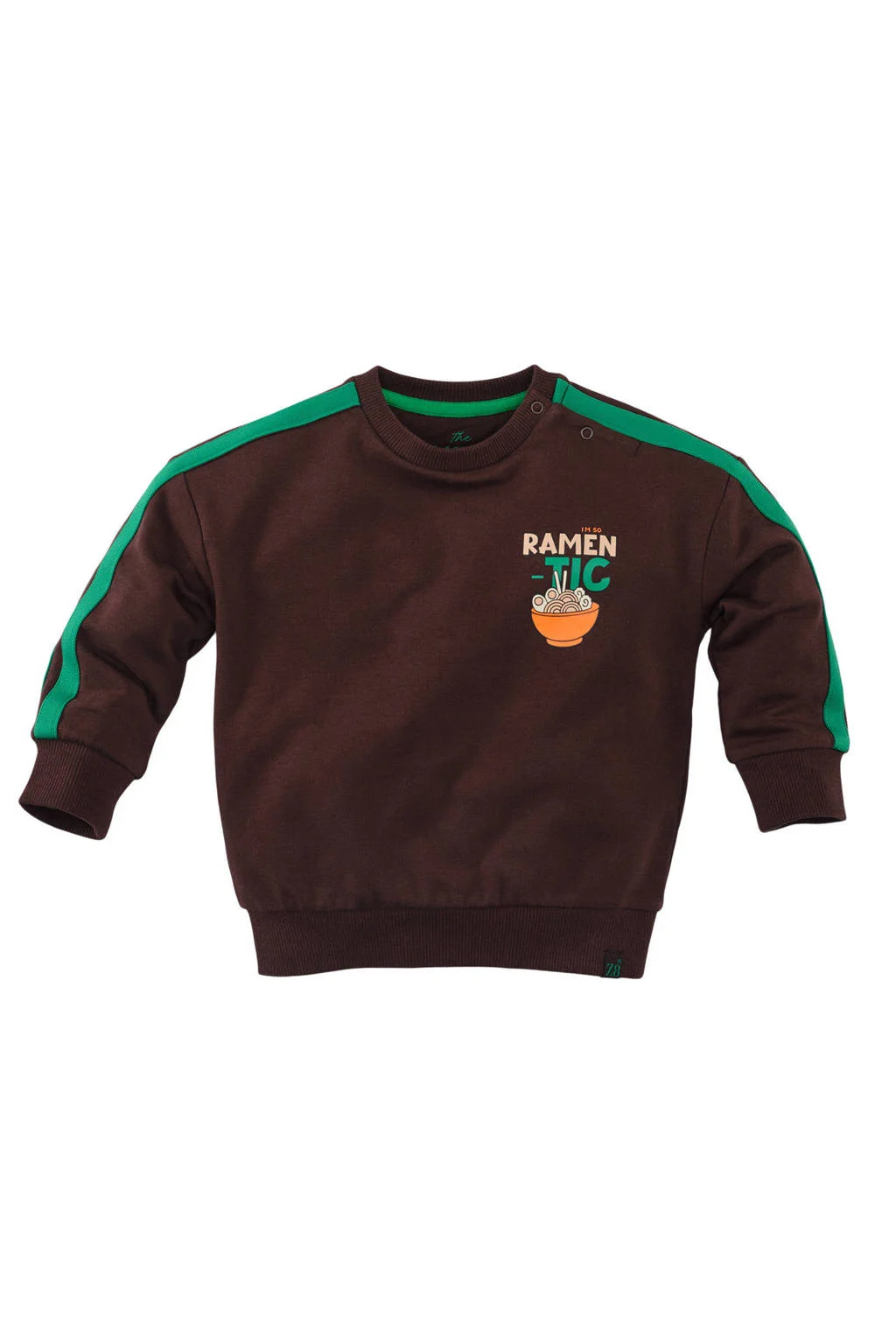 Z8 mini sweater Sieb bruin/groen