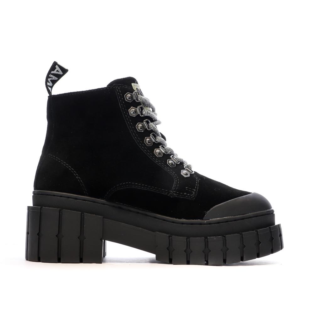 No Name Boots Noires Femme No Name Kross Low KNXE-VS04-15