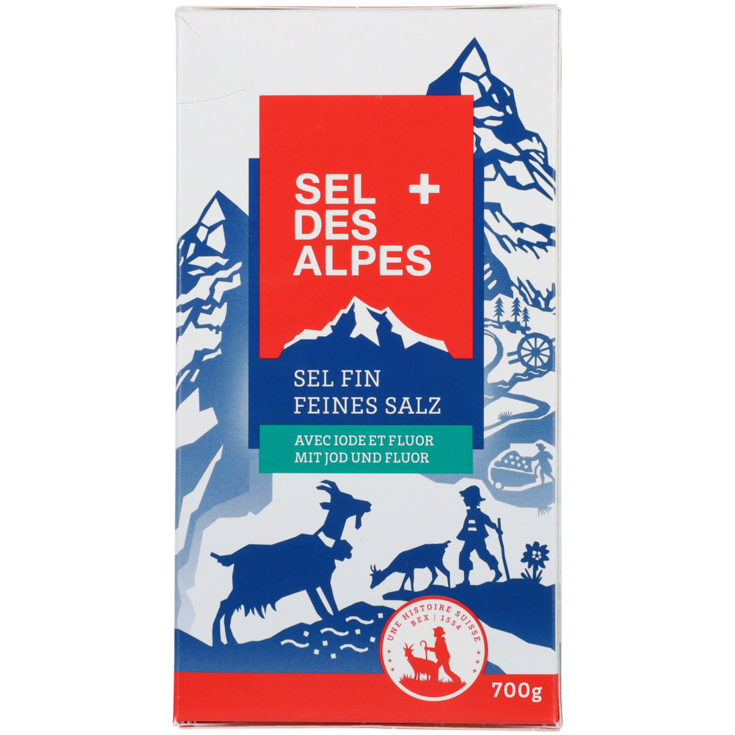 Sel des Alpes mit Jod und Fluor
