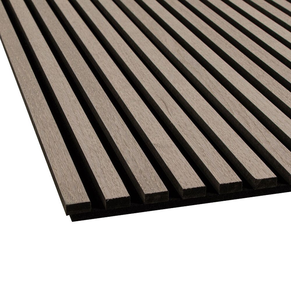 AKUSTIKKPANEL VILLA GRÅ EIK 2440X605X22MM