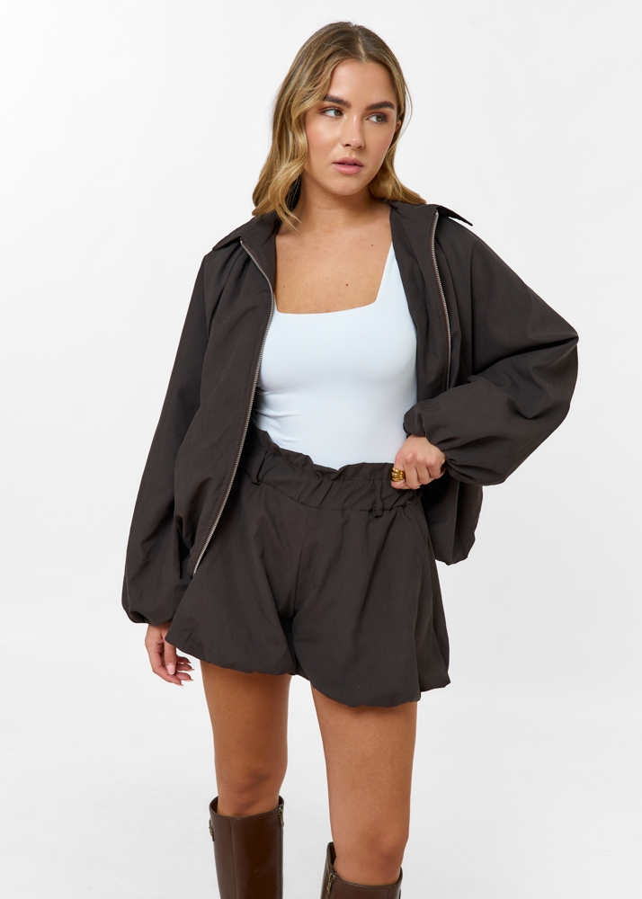 Bodine short choco bruin
