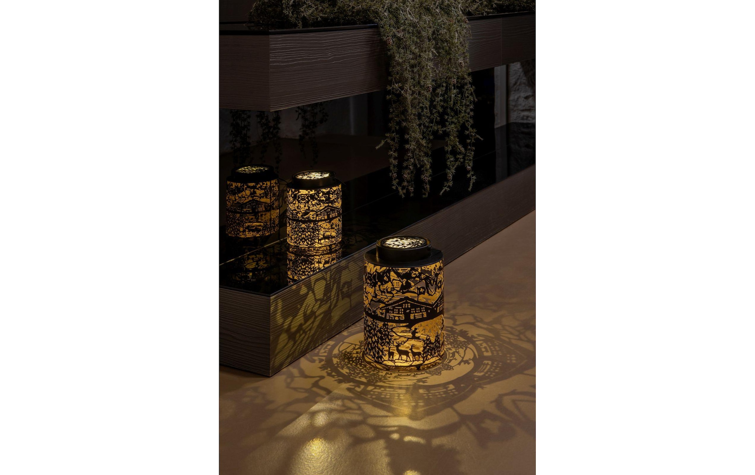 STT LED Laterne »Aura swiss« Warmweiss