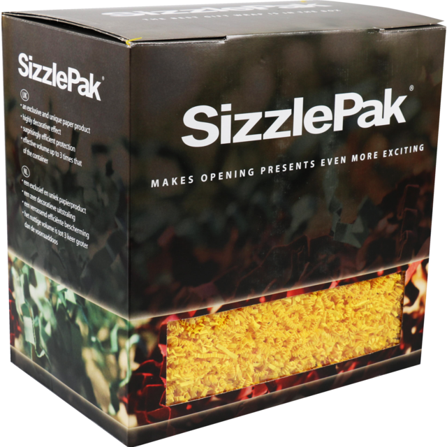 SizzlePak® Vulmateriaal, papier, 1.25kg, geel