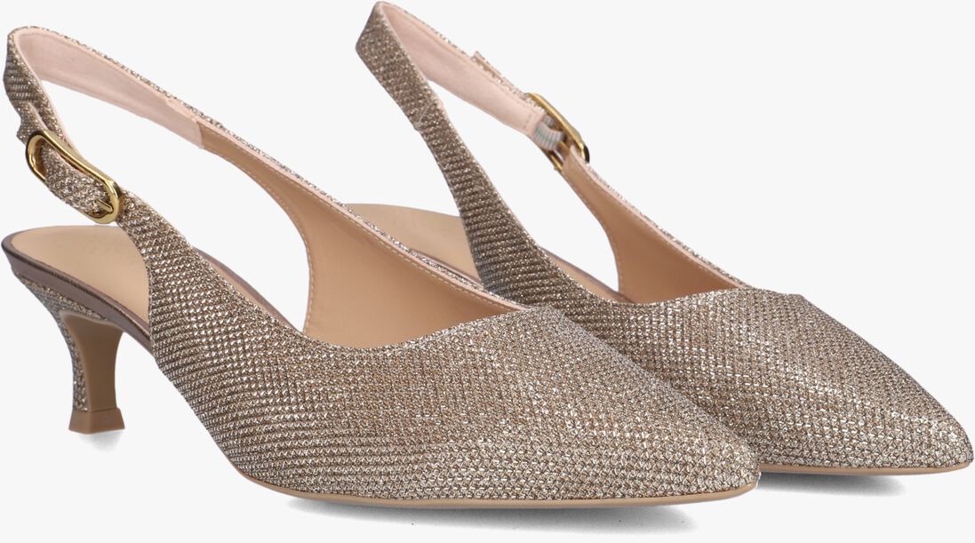 goudkleurig unisa slingbacks ibon