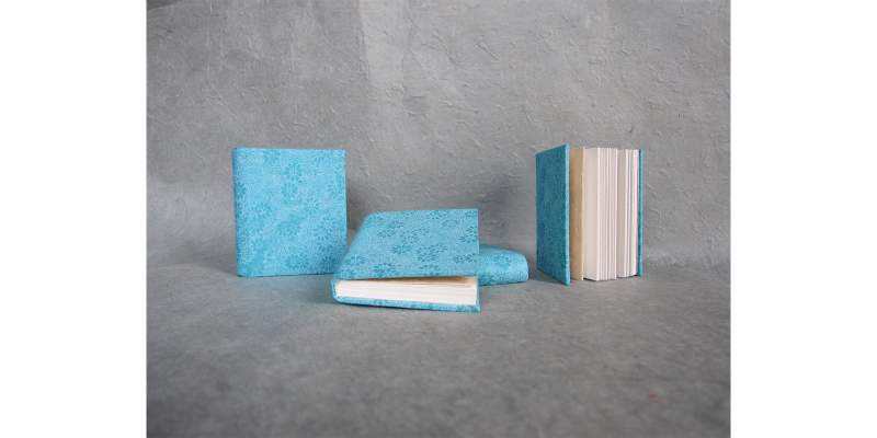 Notizbuch blau, H 7,5 cm, B 5,5 cm günstig bestellen
