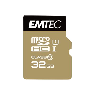 Emtec Elite Gold - carte mémoire 32 Go - Class 10 - micro SDHC