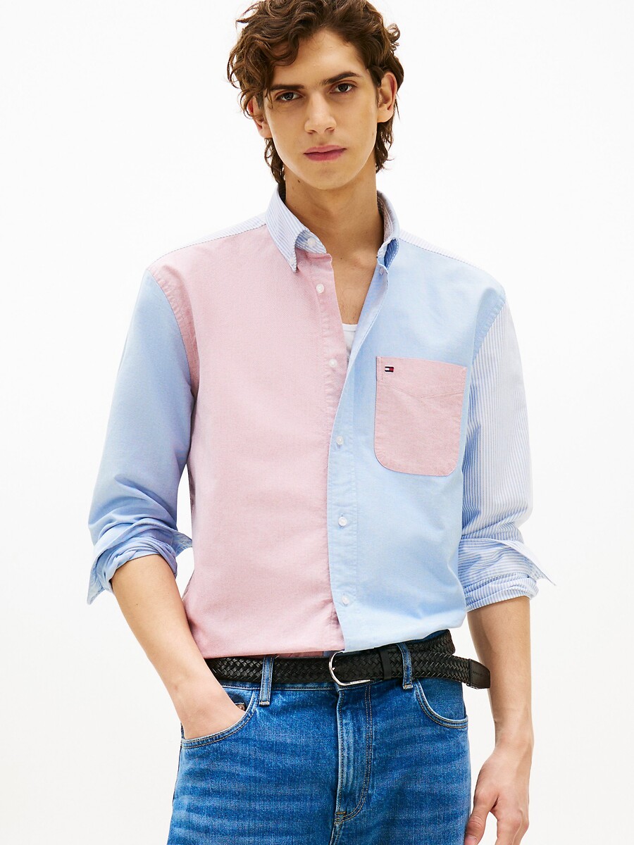 TOMMY HILFIGER<br>Camisa patchwork
