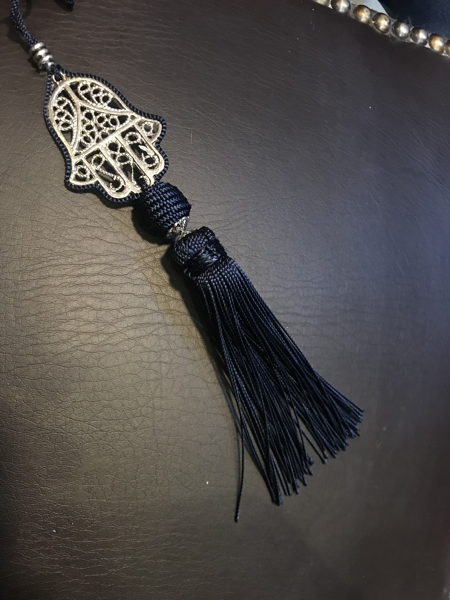 Troddel 'Fatima', marineblau, H 25 cm, B 4,5 cm günstig bestellen