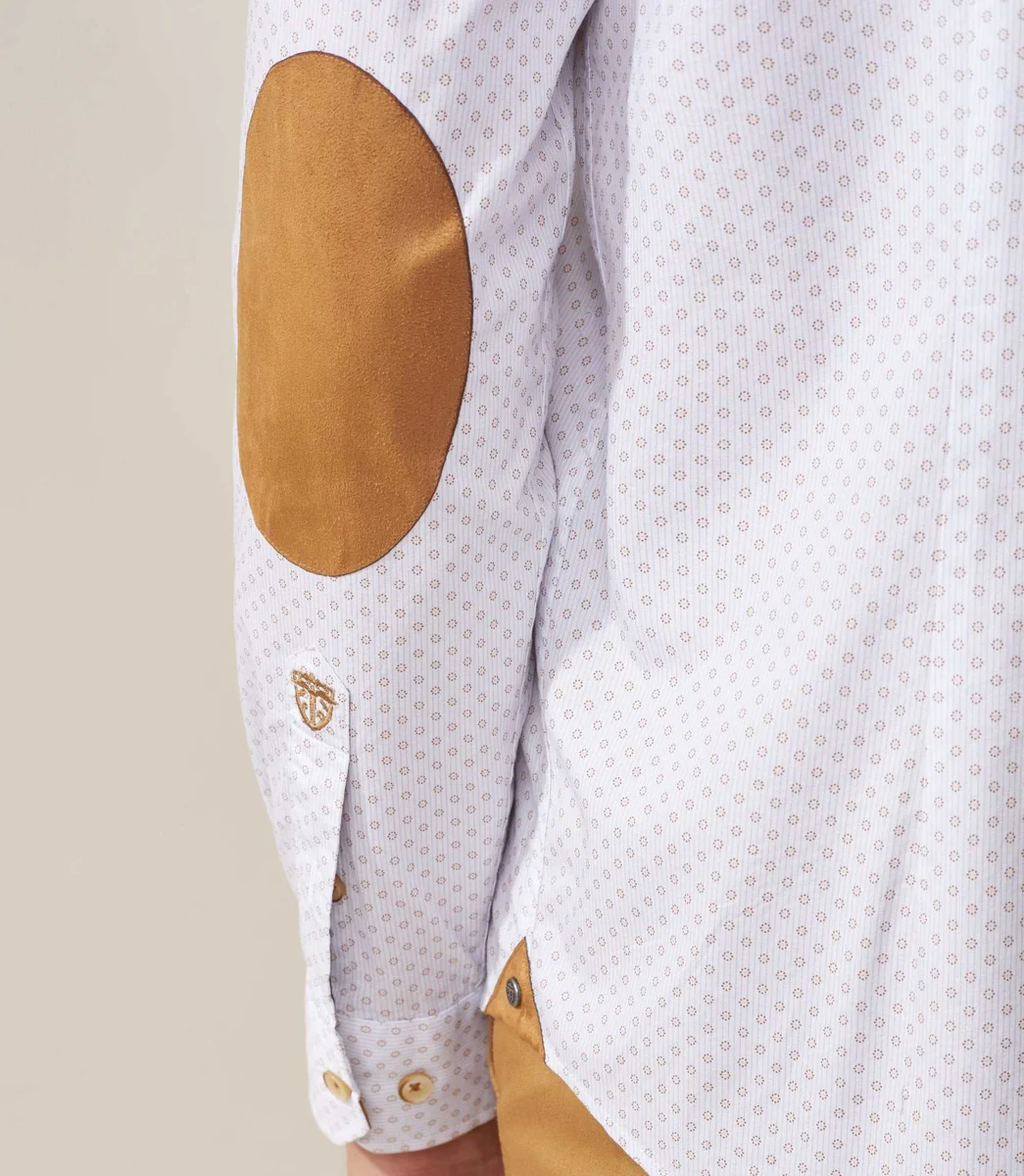 Chemise casual camel 
