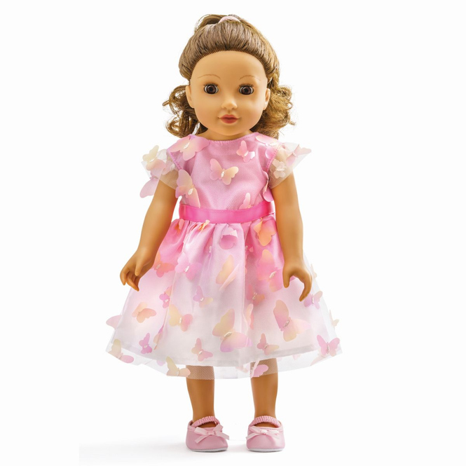 Puppenkleid - Miss Butterfly - Größe 35 - 45 cm