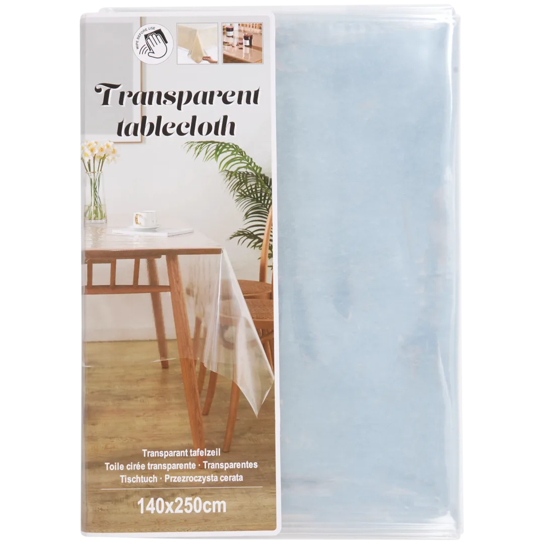 Toile cirée transparente