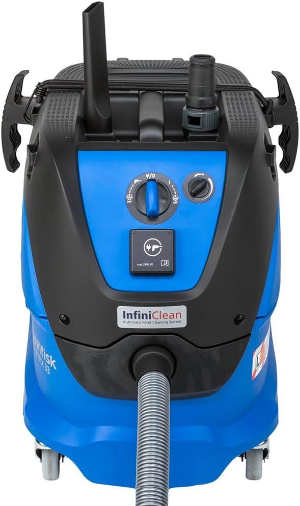 Nilfisk Nass-/Trockensauger ATTIX 33-2L IC (Industriesauger mit Einschaltautomatik, Softstart, Drehzahlregulierung, Behälter 30 l, Kabellänge 7,5 m, Luftmenge 4500 l/min) 107412103, Farbe