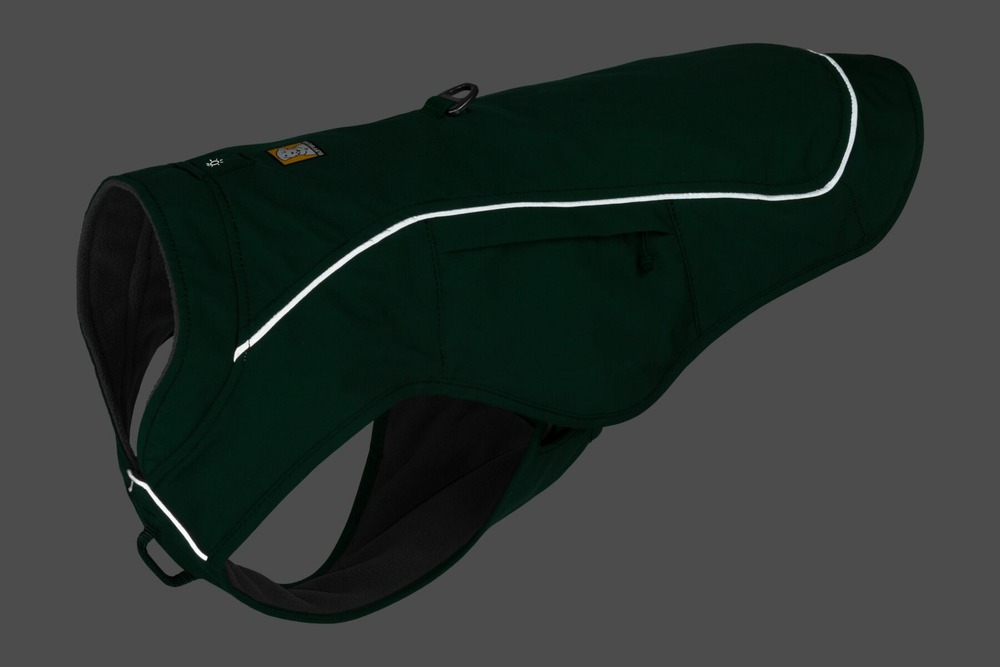 Veste avec harnais intégré et attache de laisse, overcoat fuse™. Couleur: evergreen (vert), taille: l