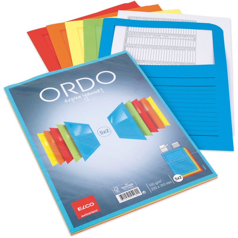 Elco Organisationsmappe Ordo Classico, 10 Stück, A4, assortiert