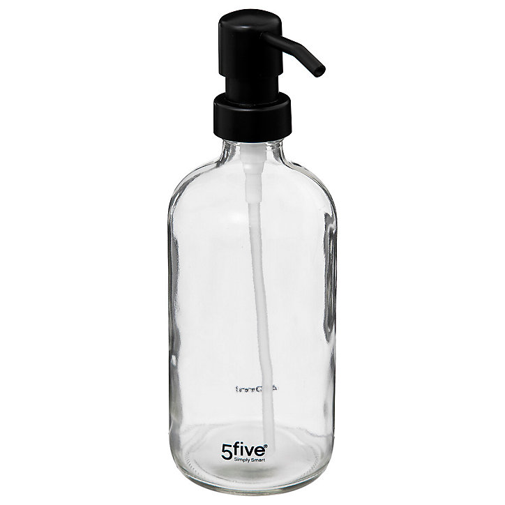 Distributeur de savon liquide 450 ml, transparent, 5Five