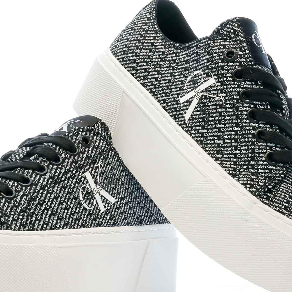 Calvin Klein Jeans Baskets Plateforme Noir Femme Calvin Klein Cupsole
