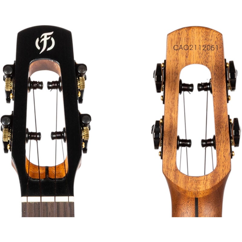Flight Peter Moss Signature Moonburst Stain elektrisch-akoestische concert ukelele met deluxe gigbag
