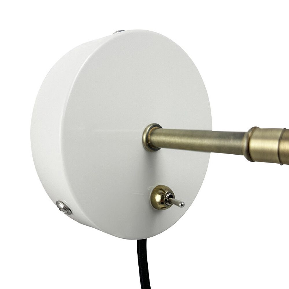 VEGGLAMPE DYBERG LARSEN SLEEP HVIT