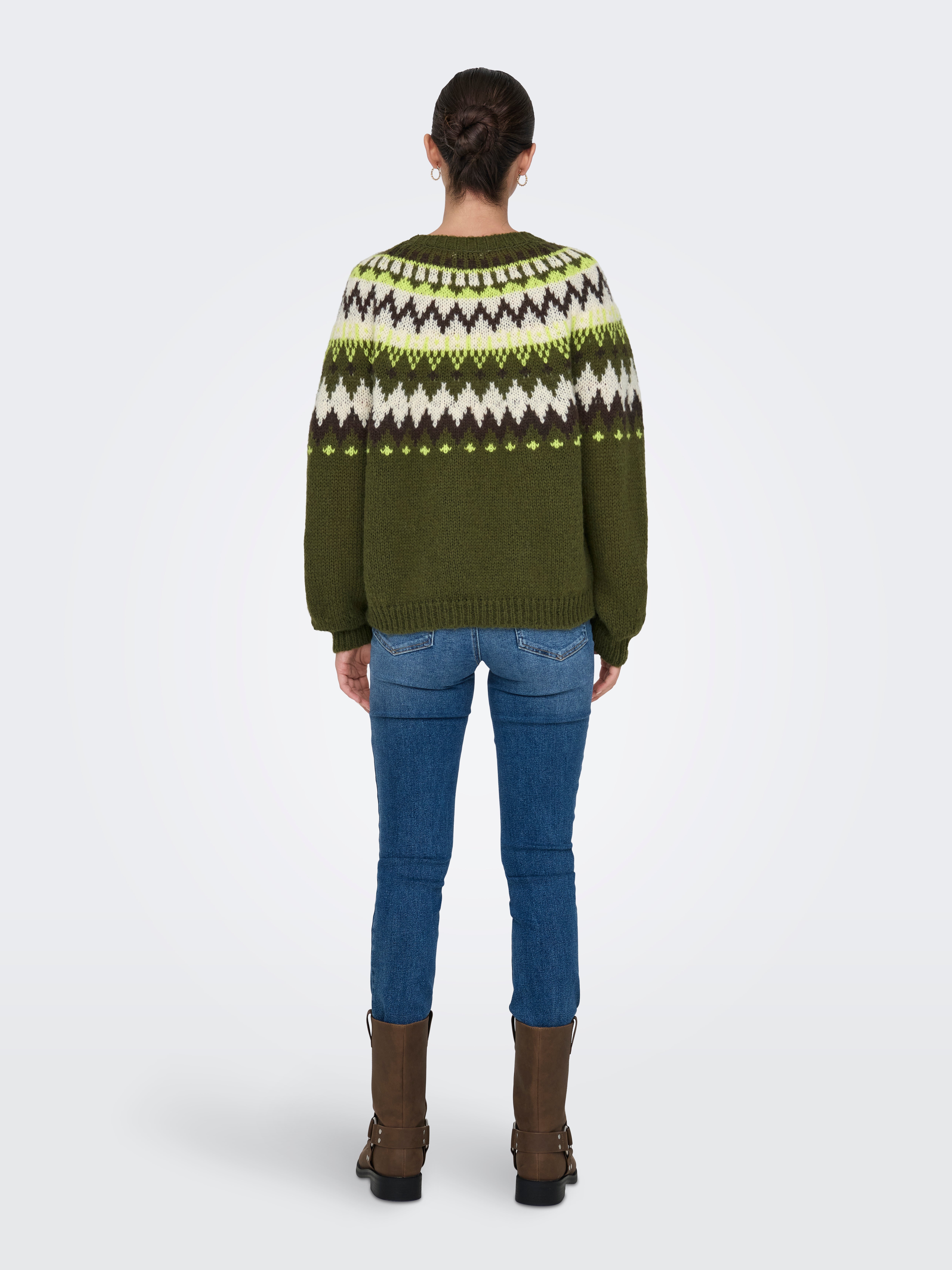 JDYKINSLEY Strickpullover Winter Moss