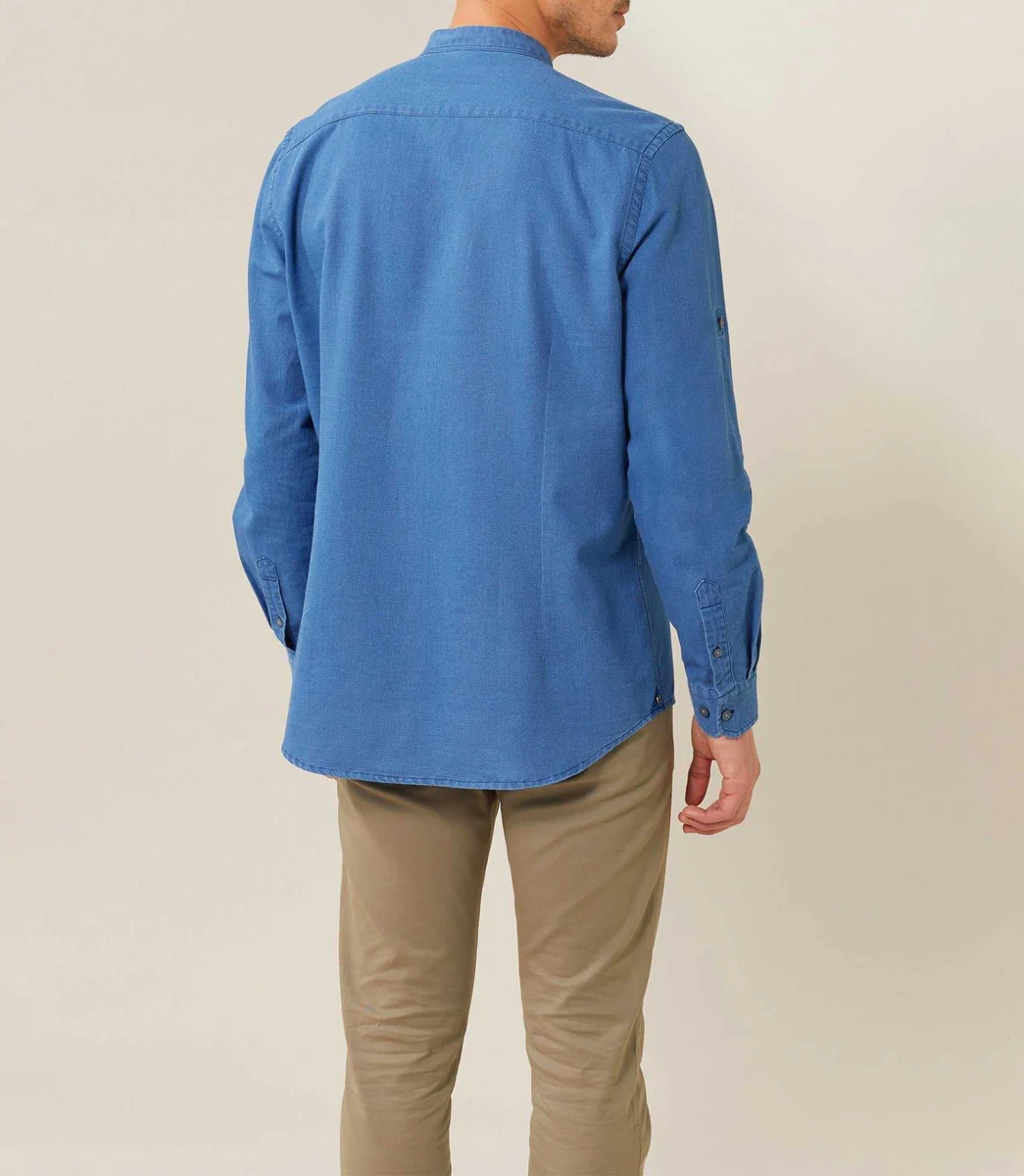 Chemise casual indigo 