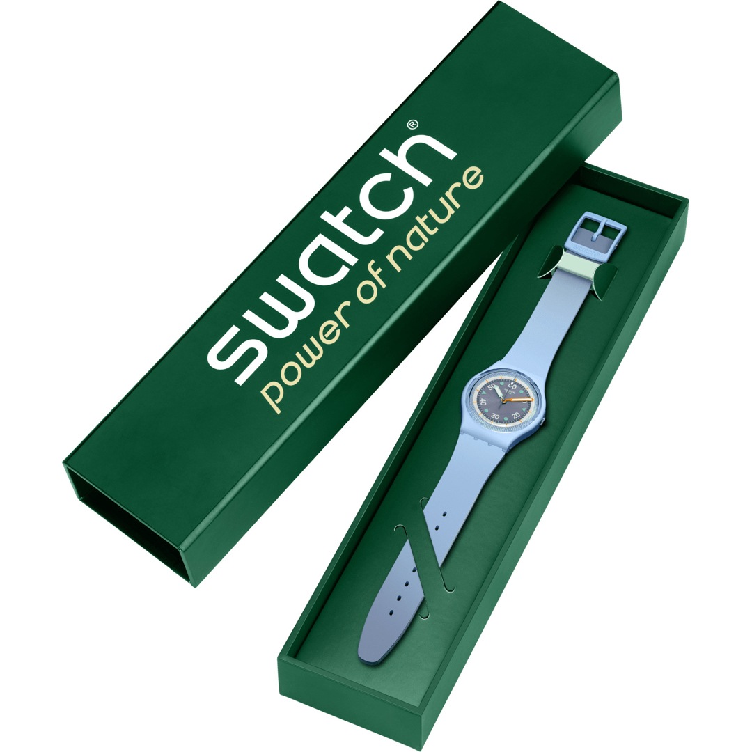 Swatch Original 34 Bioceramic Frozen Waterfall