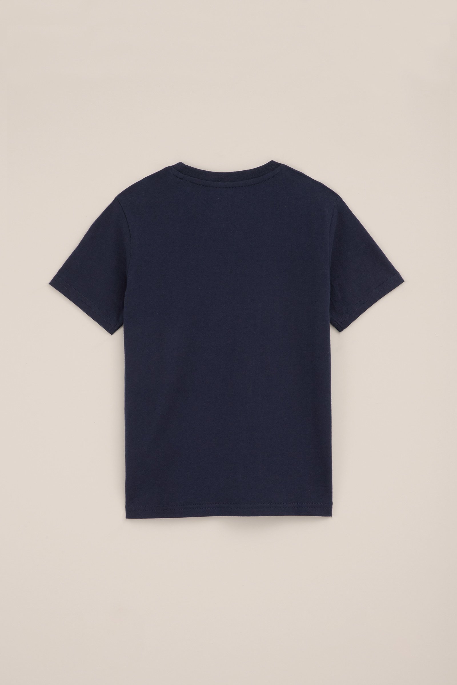 Jongens T-shirt met opdruk WE Fashion Marineblauw