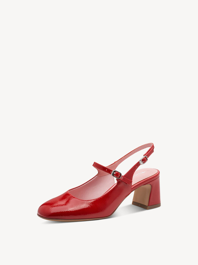 Slingpumps - rood