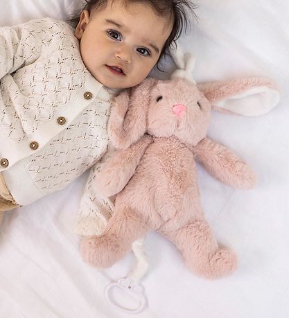 Teddykompaniet Bamse m. Musik - 20 cm - Kanin - Rosa