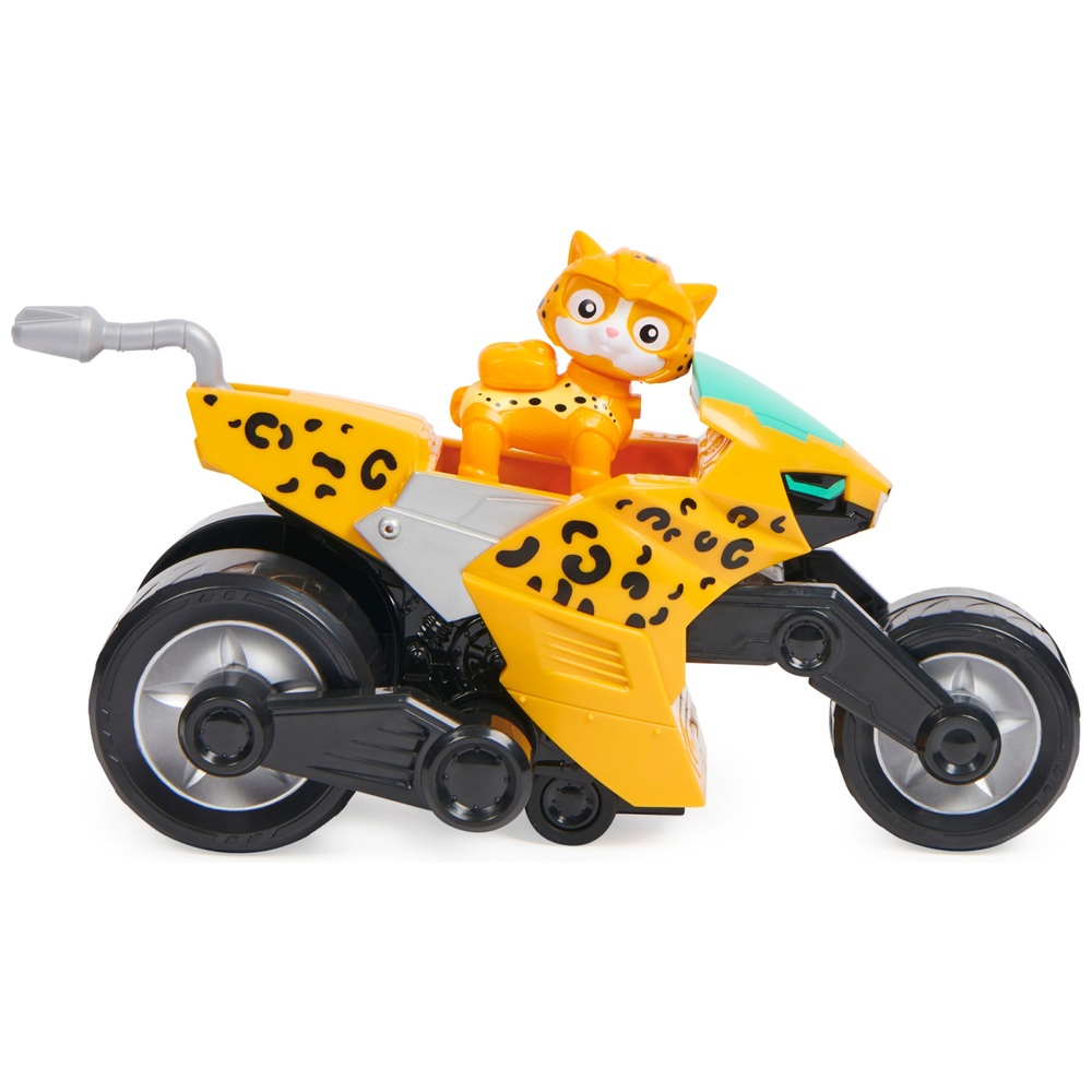 PAW Patrol, Katzenrudel, Wildkatzen-Verwandlungsmotorrad mit Sammelfigur