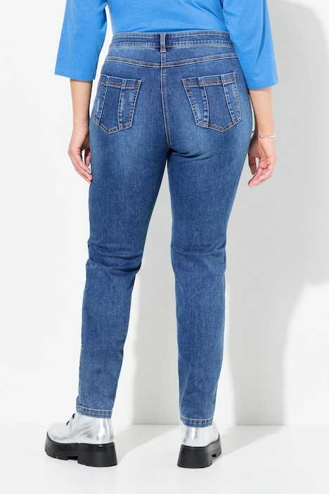 Jeans Sarah, Destroy-Effekte, schmales Bein, Komfortbund