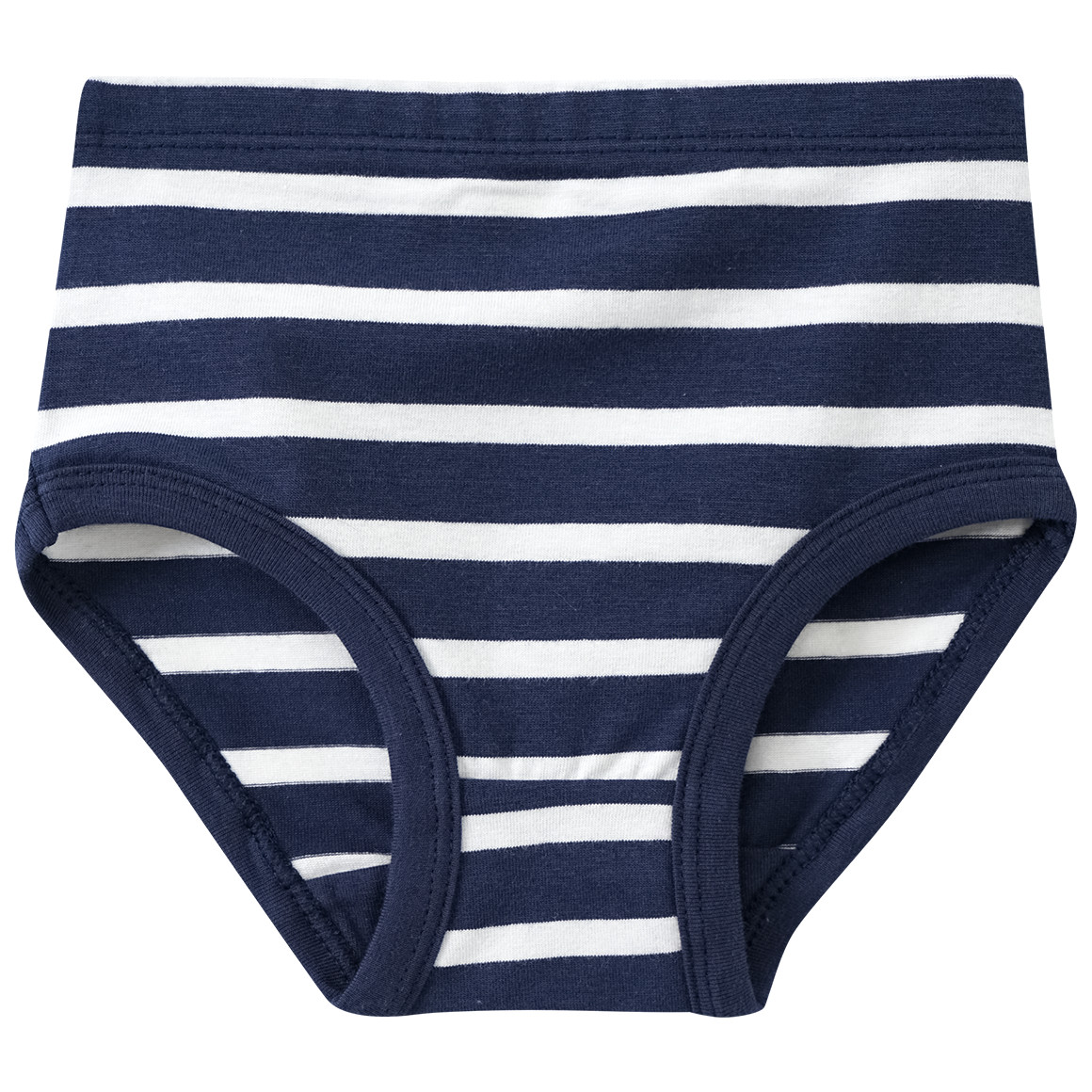Famy 5 Baby Slips mit Bio-Baumwolle dunkelblau / hellgrau / weiss