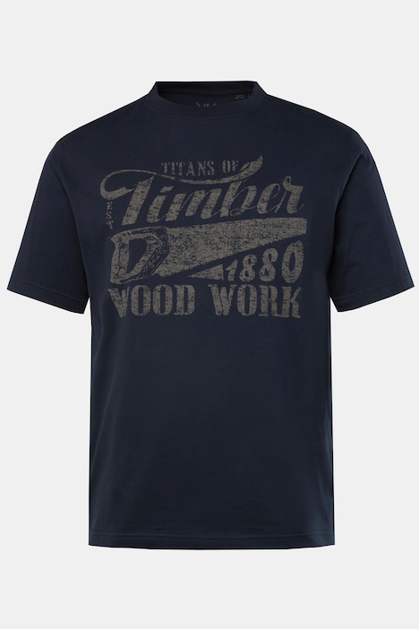 JP 1880 T-Shirt, Workwear, Halbarm, großer Print, bis 8 XL