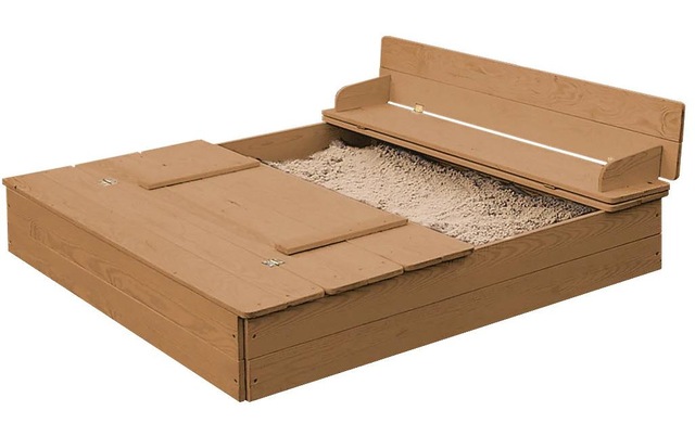 roba® Sandkasten »Sandkasten, aufklappbare Sitzbank«