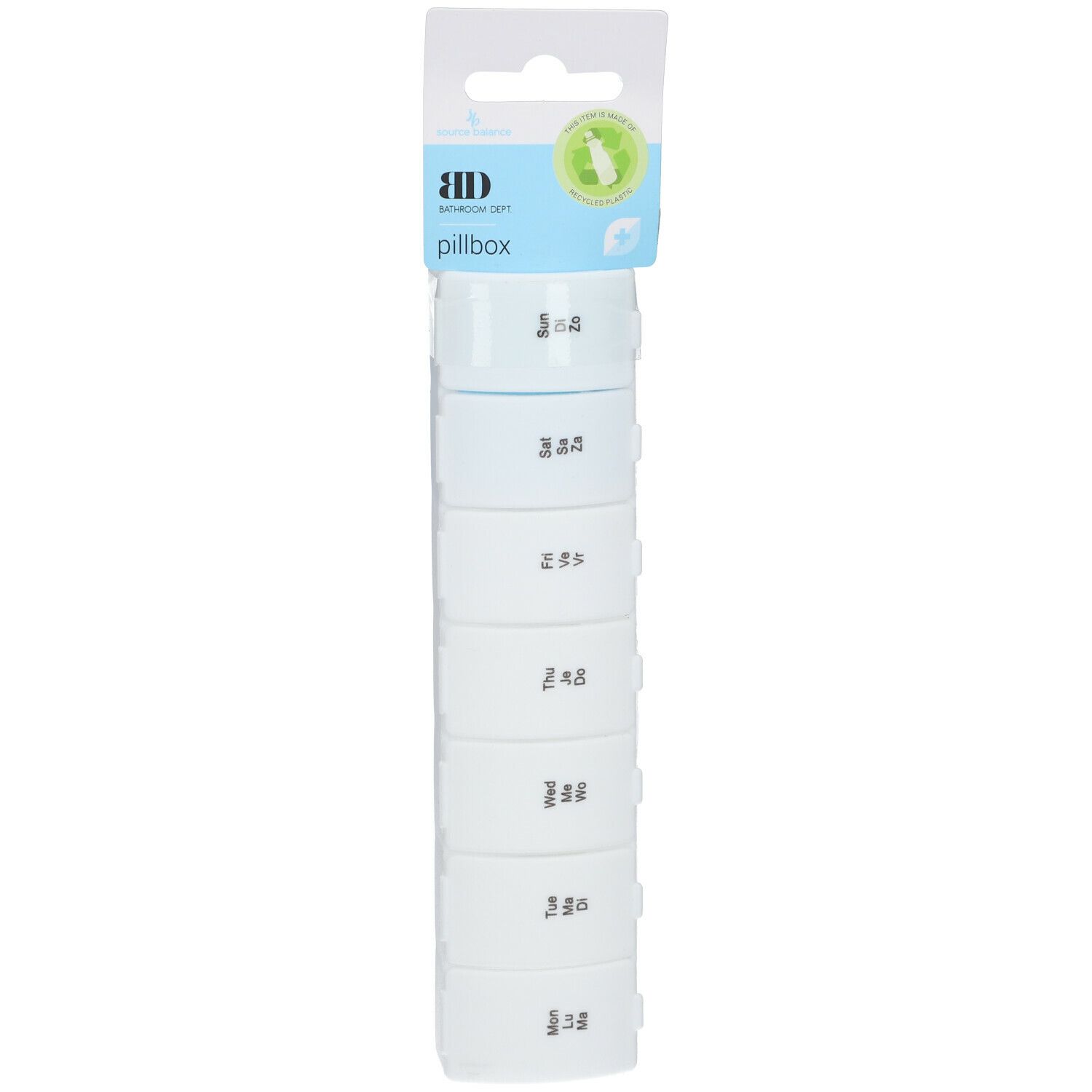 Pillendose matt 7 Fächer