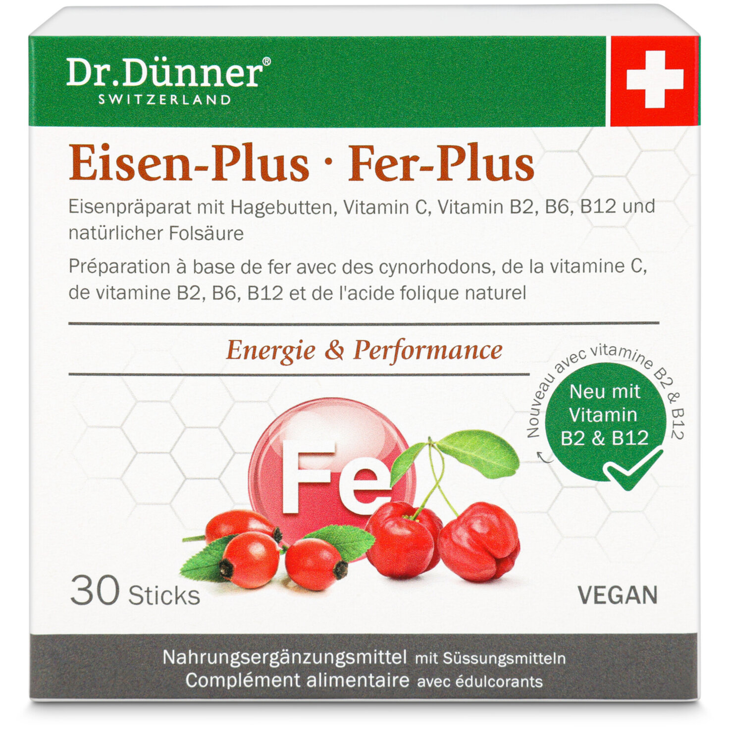 Dr.Dünner Eisen Plus Sticks 30 Stück