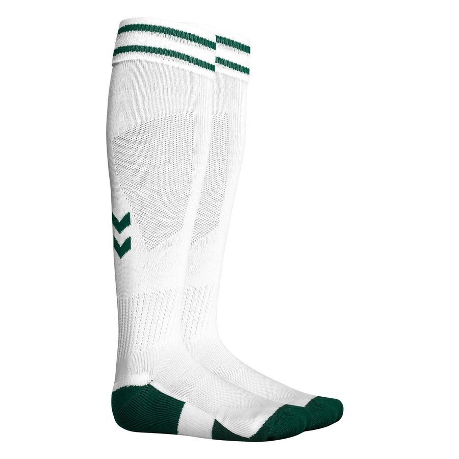 Hummel Chaussettes de Football Element - Blanc/Vert