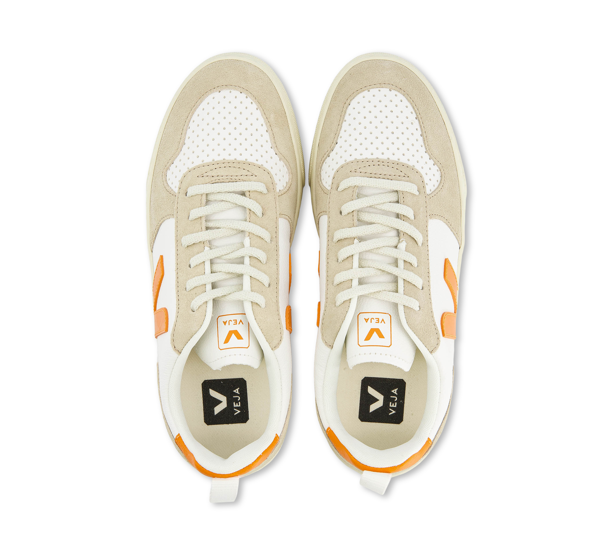 Veja SMALL V-10 LACES weiss