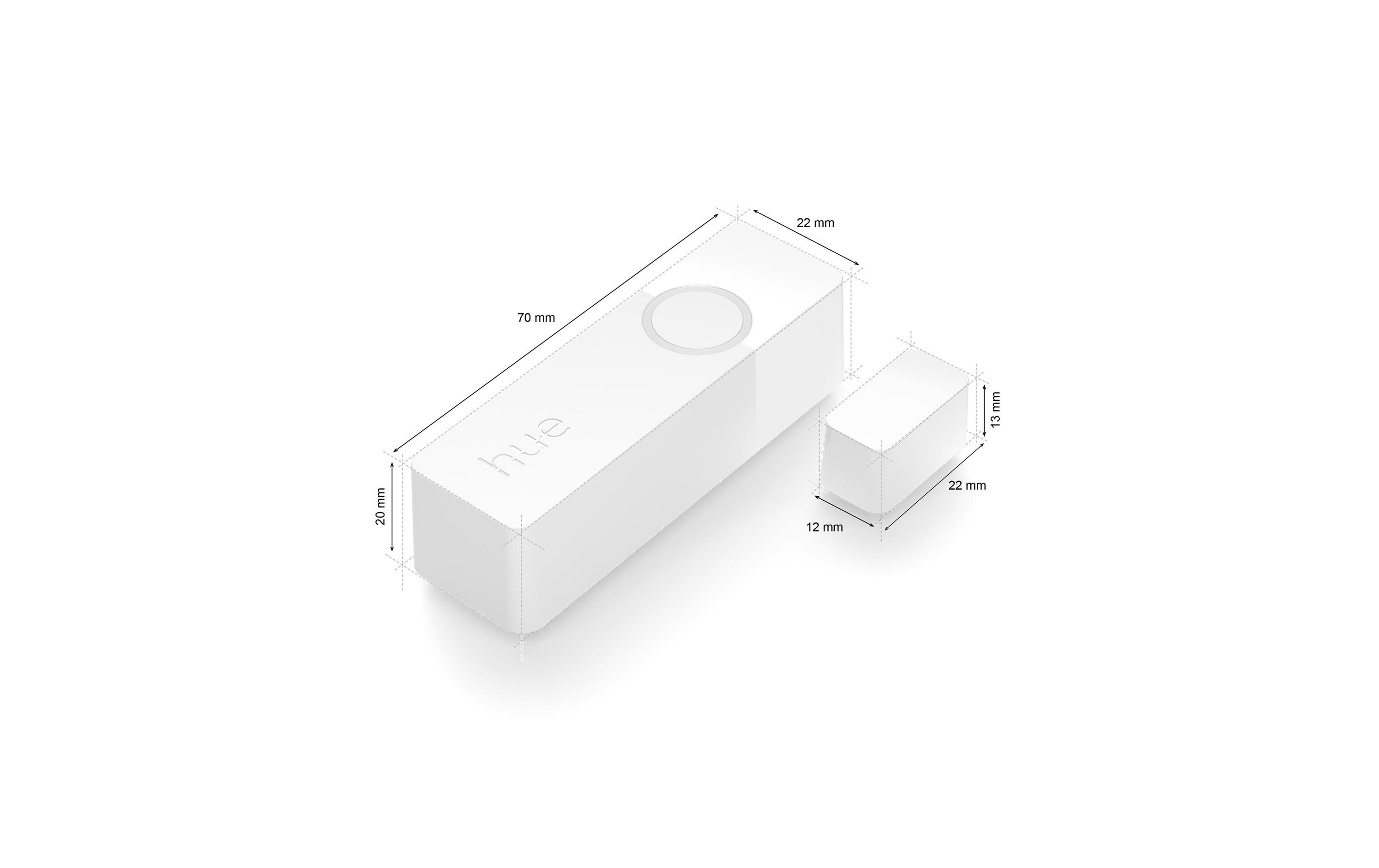 Secure Kontaktsensor, WeissKontaktsensor