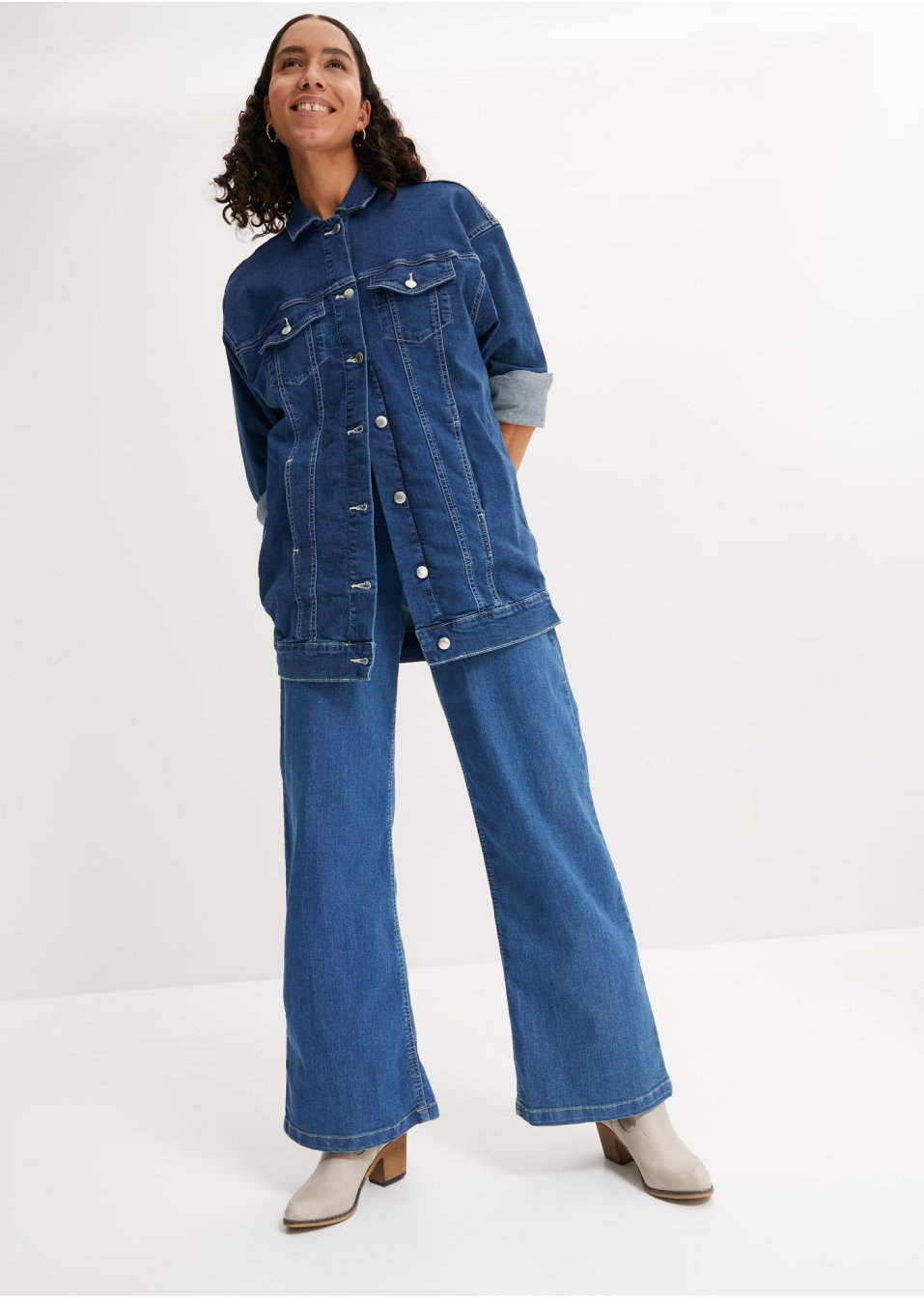 Veste en jean extensible