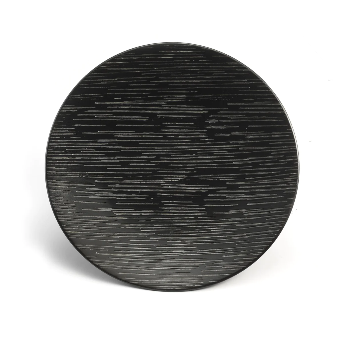 Magma Noir - Assiette dessert 20 cm (lot de 6) Médard de Noblat