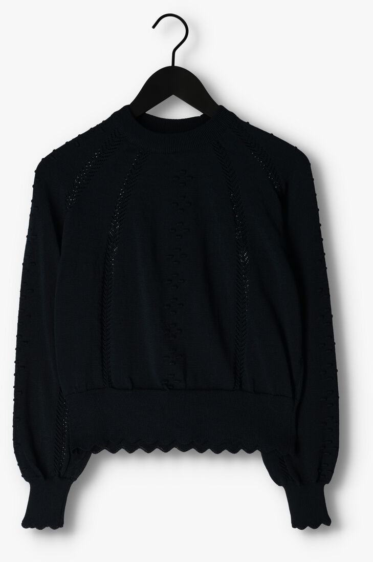 OBJECT donkerblauwe object trui kalina l/s knit pullover