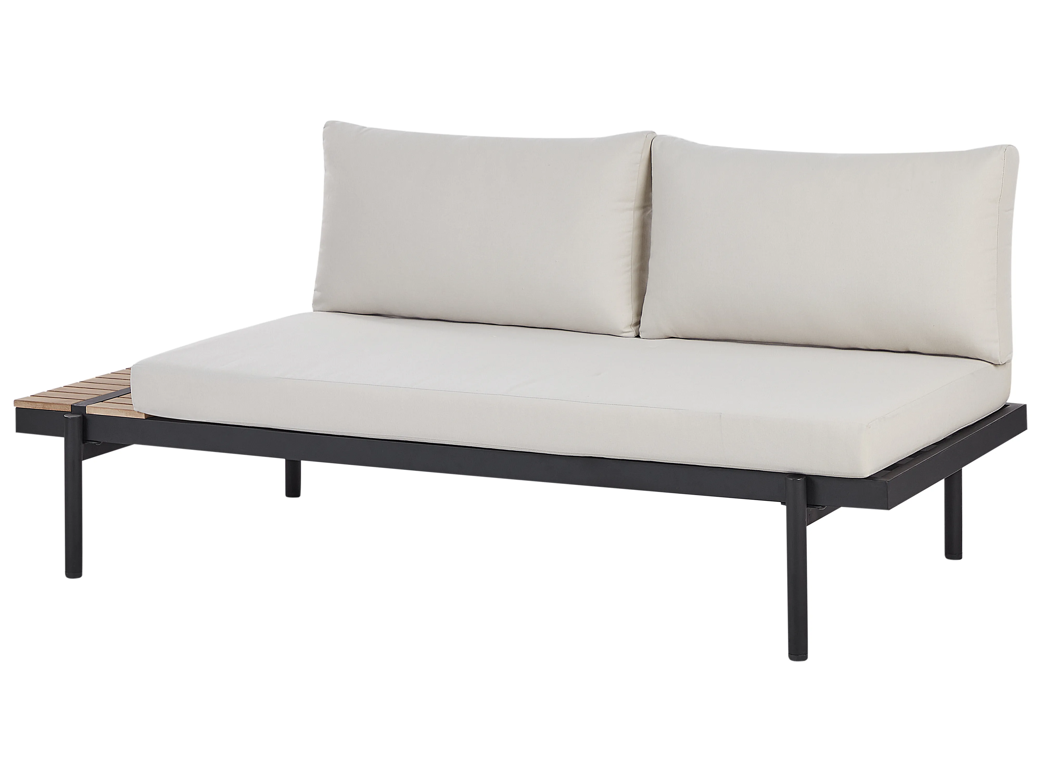 Tuin hoekloungeset met tafel 5-zits BELLARIVA Eucalyptushout Gebroken wit