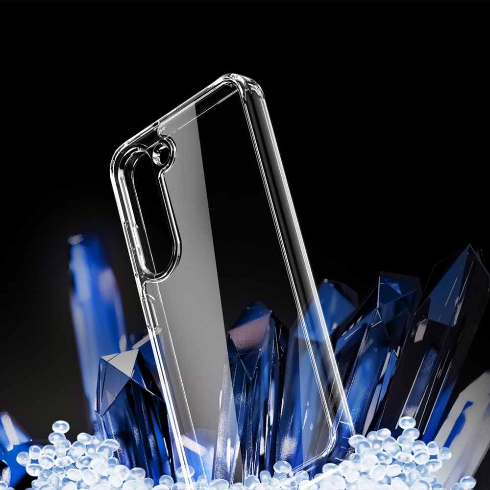 Samsung Galaxy S23 5G Hybrid Hardcase Hülle TPU Bumper   Kunststoff Rückseite - Transparent