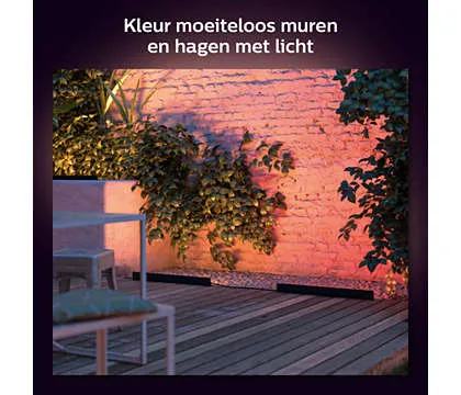 Philips Hue White and Color Ambiance Amarant - Lysbarre - LED - 20 W (tilsvarende 104 W) - 16 millioner farver - 2000-6500 K - sort