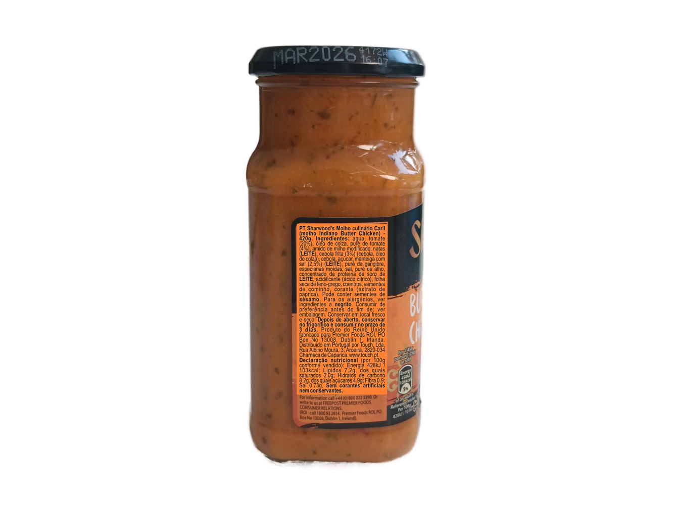MOLHO SHARWOOD'S BUTTER CHICKEN 420G