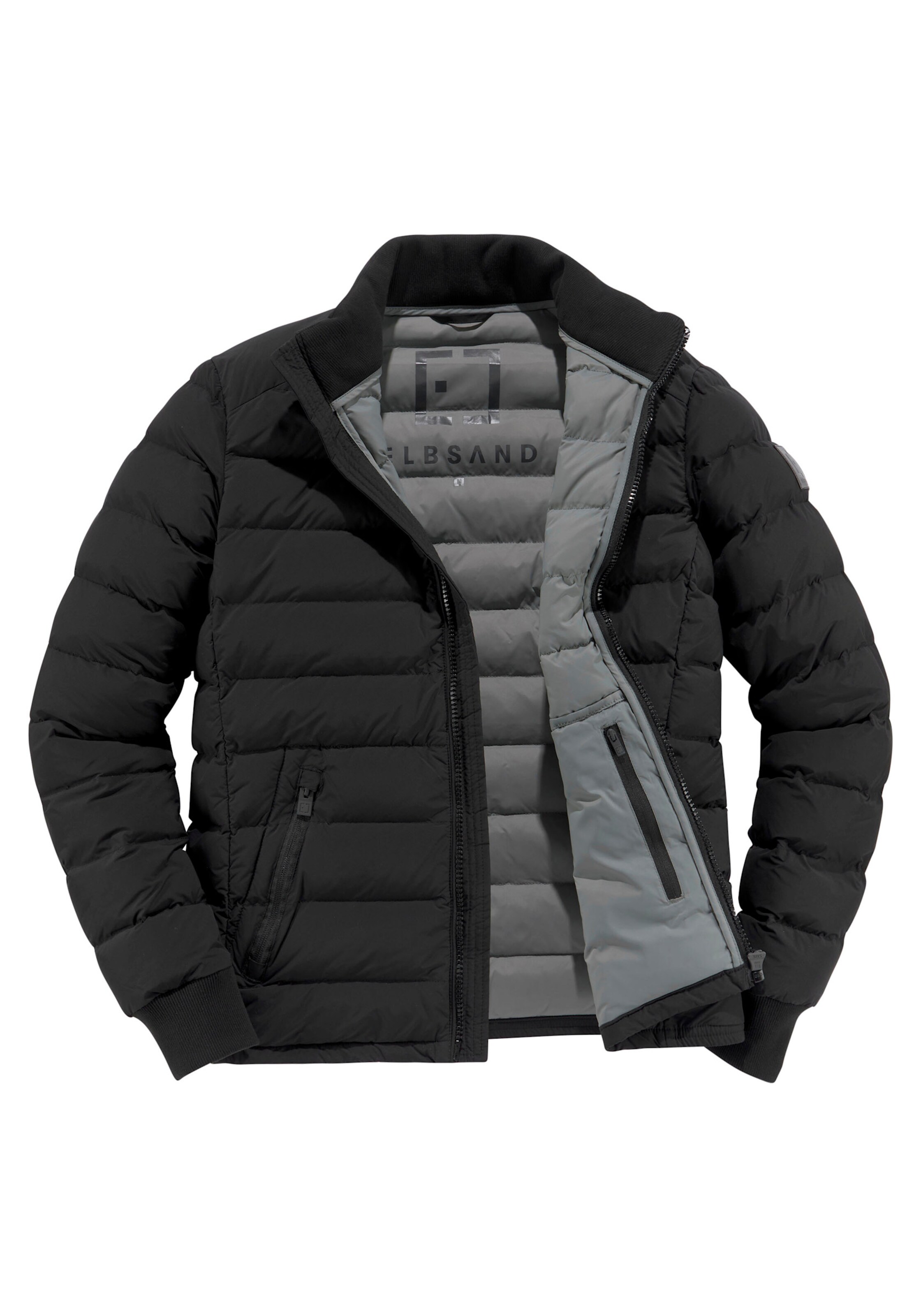 Elbsand Steppjacke in schwarz