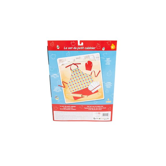 Set et tablier de cuisine 4 pièces